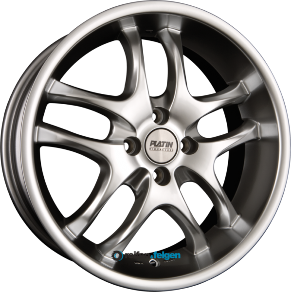 PLATIN P 29 7x17 ET35 4x100 NB60.1 Hyper Silber