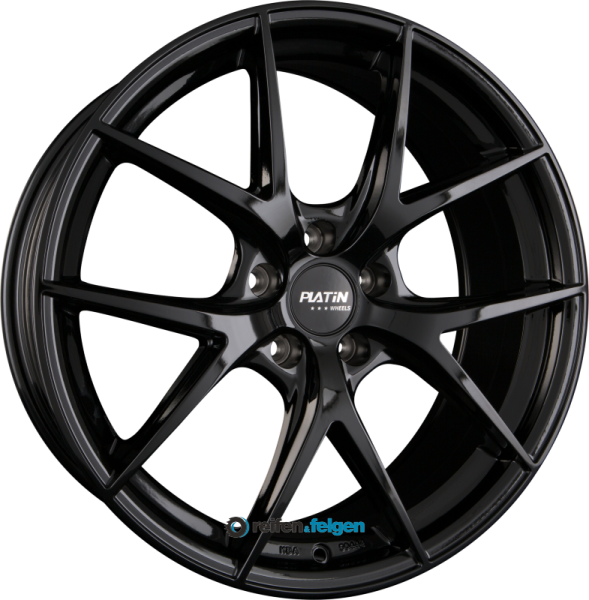 PLATIN P 94 9x20 ET20 5x112 NB66.6 Schwarz werk91-4 9x20 ET20 5x112 Alufelge