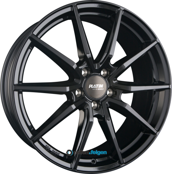 PLATIN WHEELS P 109 8x19 ET30.5 5x112 NB66.6 Glossy Black