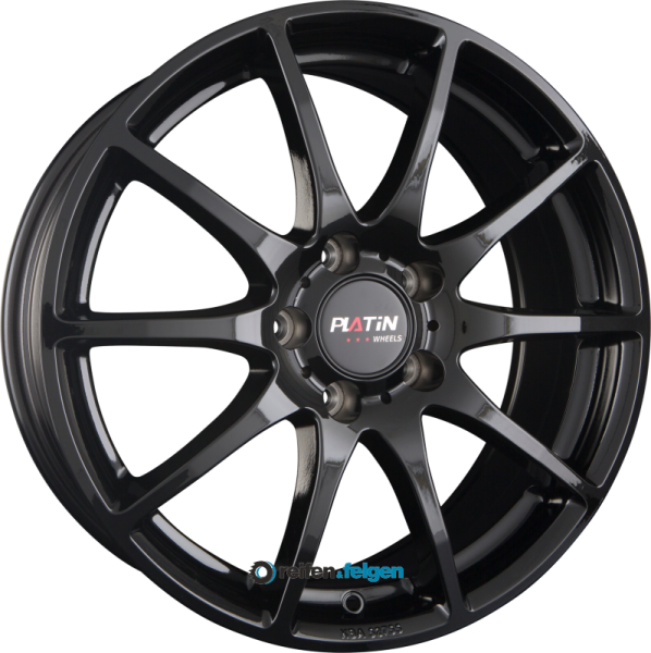 PLATIN WHEELS P 113 7x17 ET38 5x112 NB66.6 Black Painted