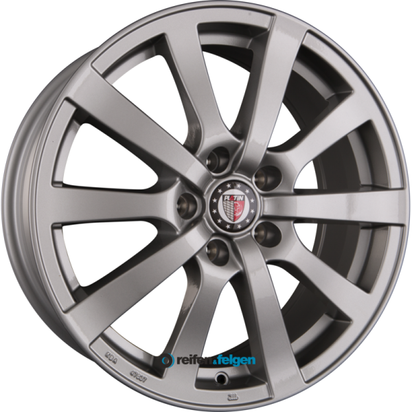 PLATIN WHEELS P 58 6.5x15 ET38 5x100 NB63.4 Grey