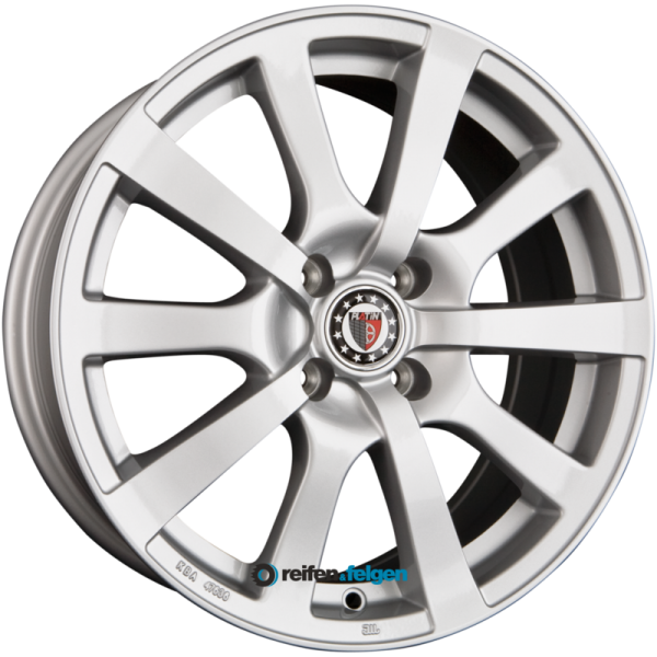 PLATIN WHEELS P 58 7x16 ET35 4x100 NB63.4 Silber
