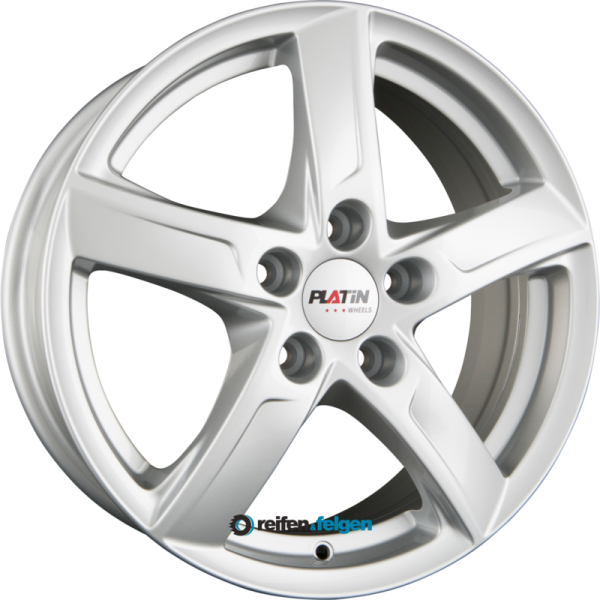 PLATIN WHEELS P 84 6.5x16 ET38 5x100 NB57.1 Polar Silber