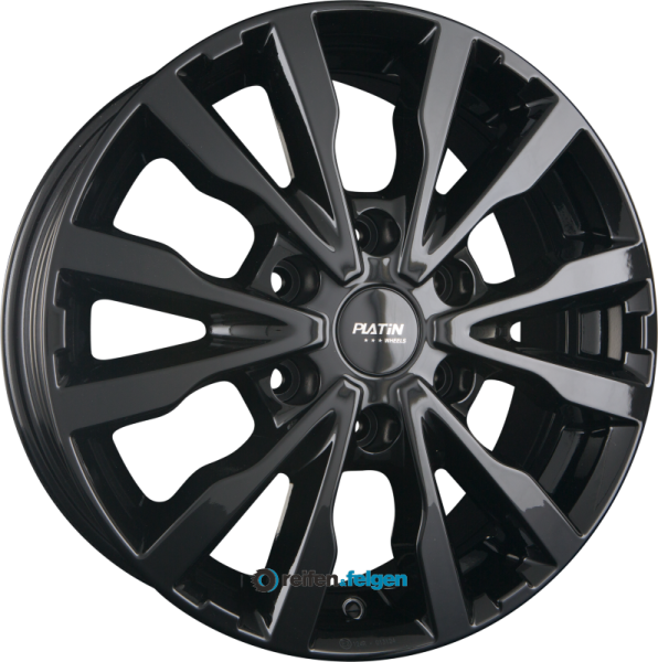 PLATIN WHEELS P 86 8.5x17 ET55 6x139.7 NB93.1 Black Glossy