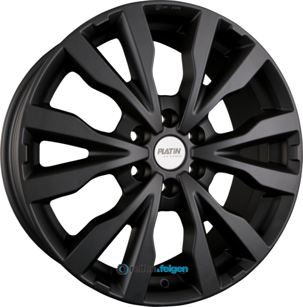 PLATIN WHEELS P 86 8x18 ET50 5x120 NB65.1 Black Matt