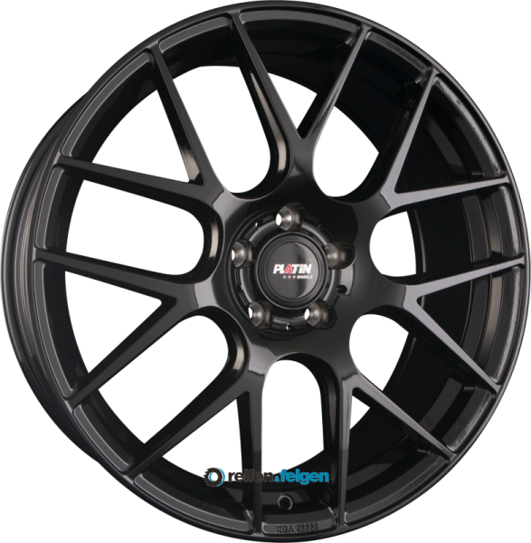 PLATIN WHEELS P 91 8x20 ET39 5x112 NB66.6 Black Shiny