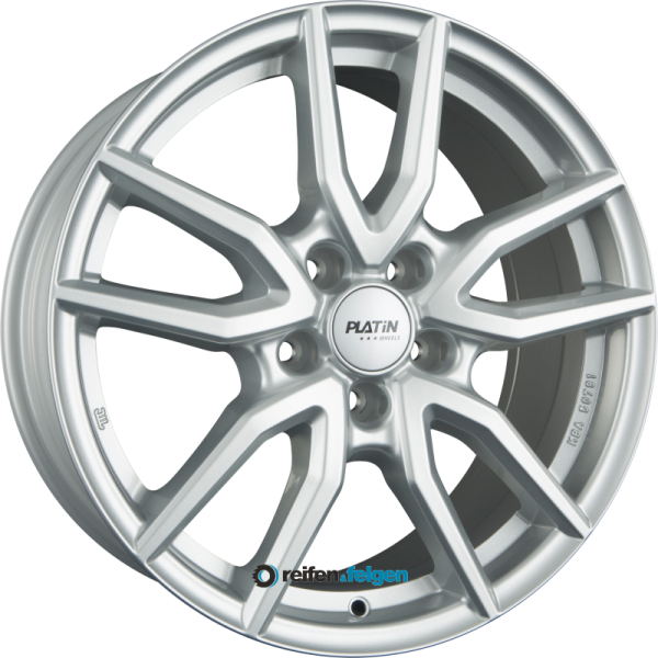 PLATIN WHEELS P 92 6.5x16 ET40 5x114.3 NB70.1 Polar Silber