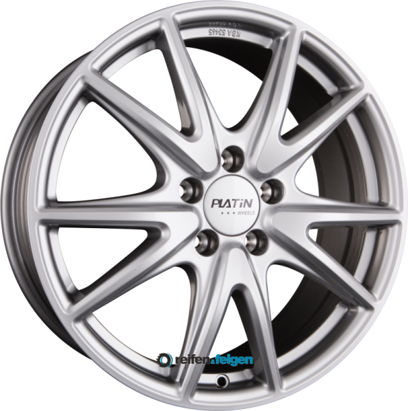 PLATIN WHEELS P 99 7.5x18 ET44 5x112 NB66.6 Platinum Silver