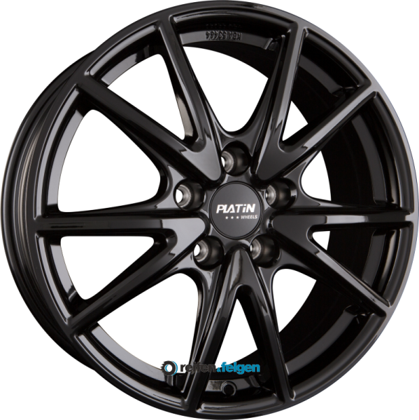 PLATIN WHEELS P 99 7.5x18 ET49 5x112 NB66.6 Jetblack