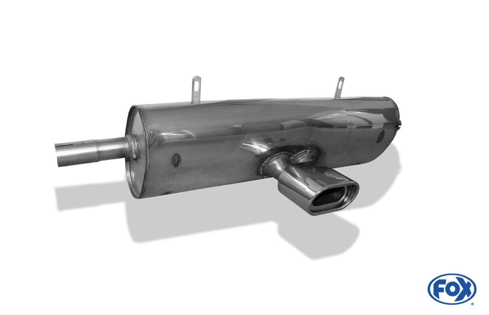 Fox Auspuff Sportauspuff Endschalldämpfer für Porsche Boxster Typ 986 2.5l 150kW