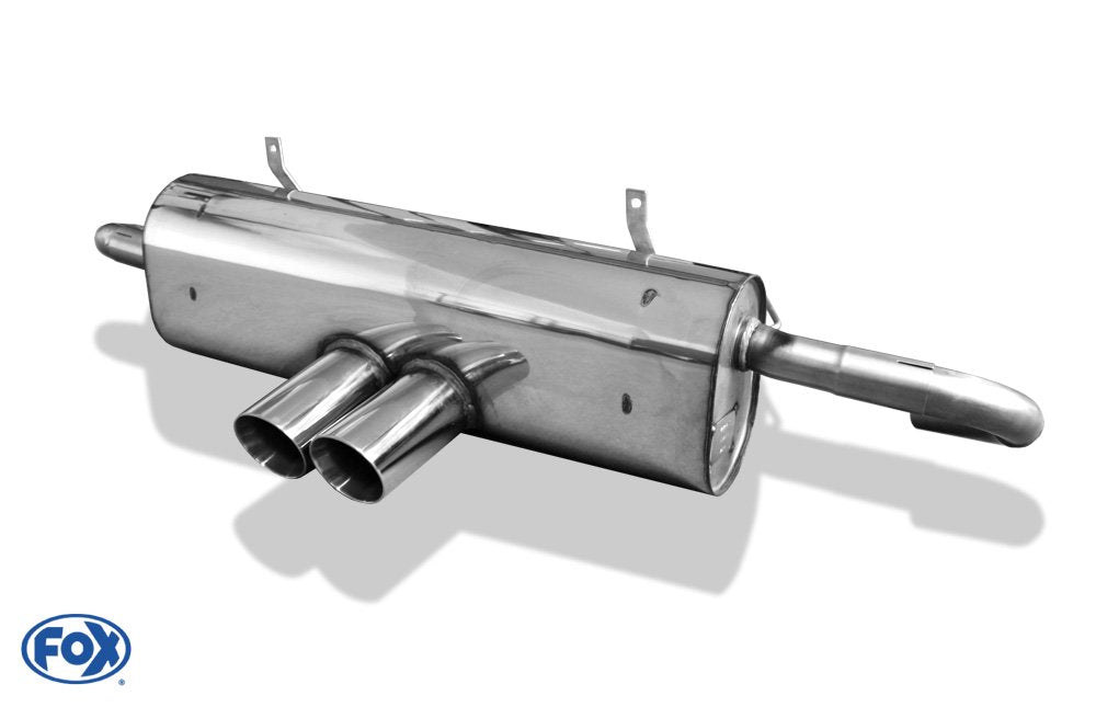 Fox Auspuff Sportauspuff Endschalldämpfer für Porsche Boxster 986 3,2l