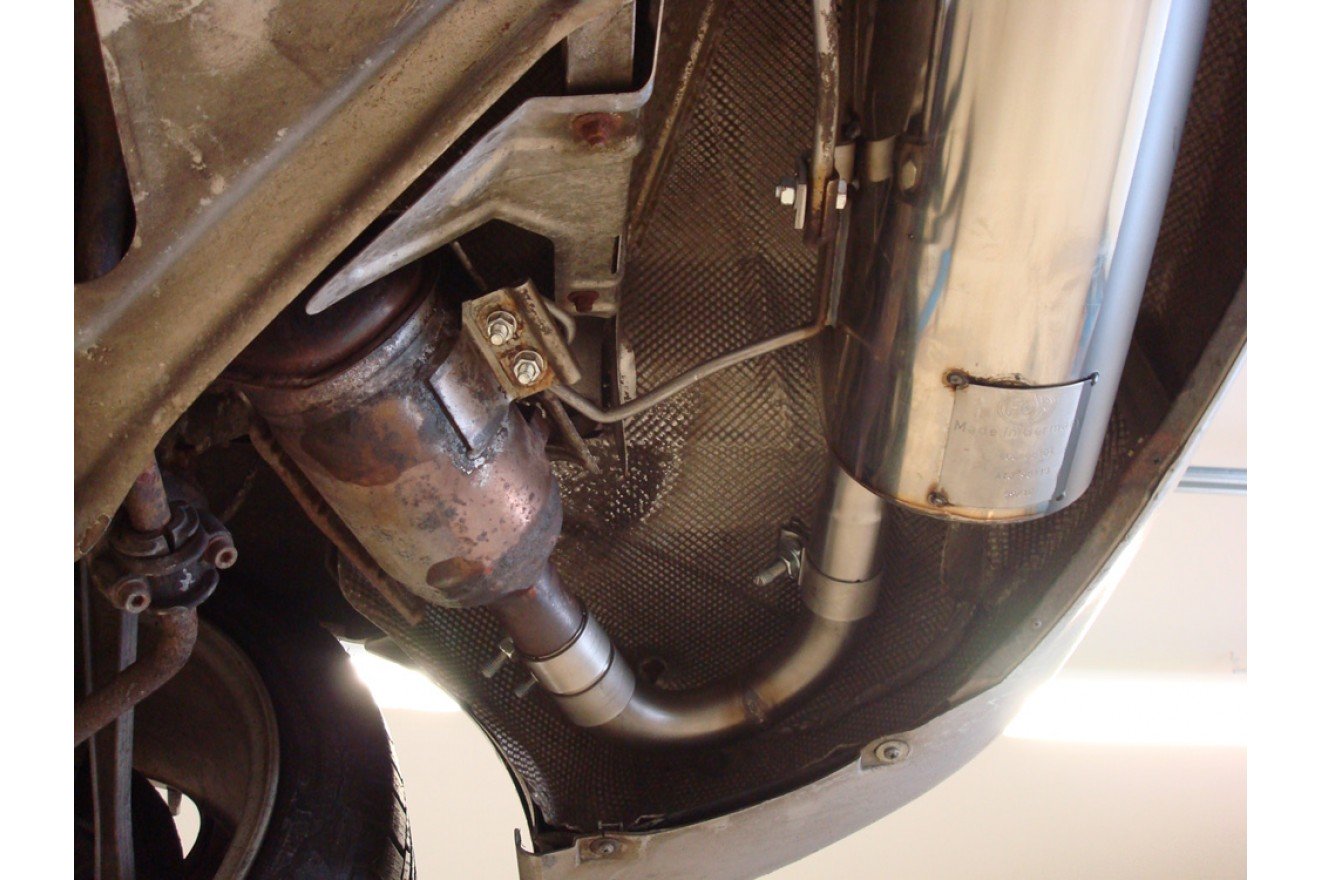 Fox Auspuff Sportauspuff Endschalldämpfer für Porsche Boxster 986 2.7l 3.2l