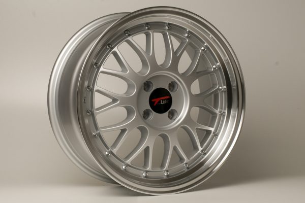GTP 020 7,5x17 4x100 ET35 Silber Poliert GTP WHEELS 7,5x17 ET35 4x100 Alufelge