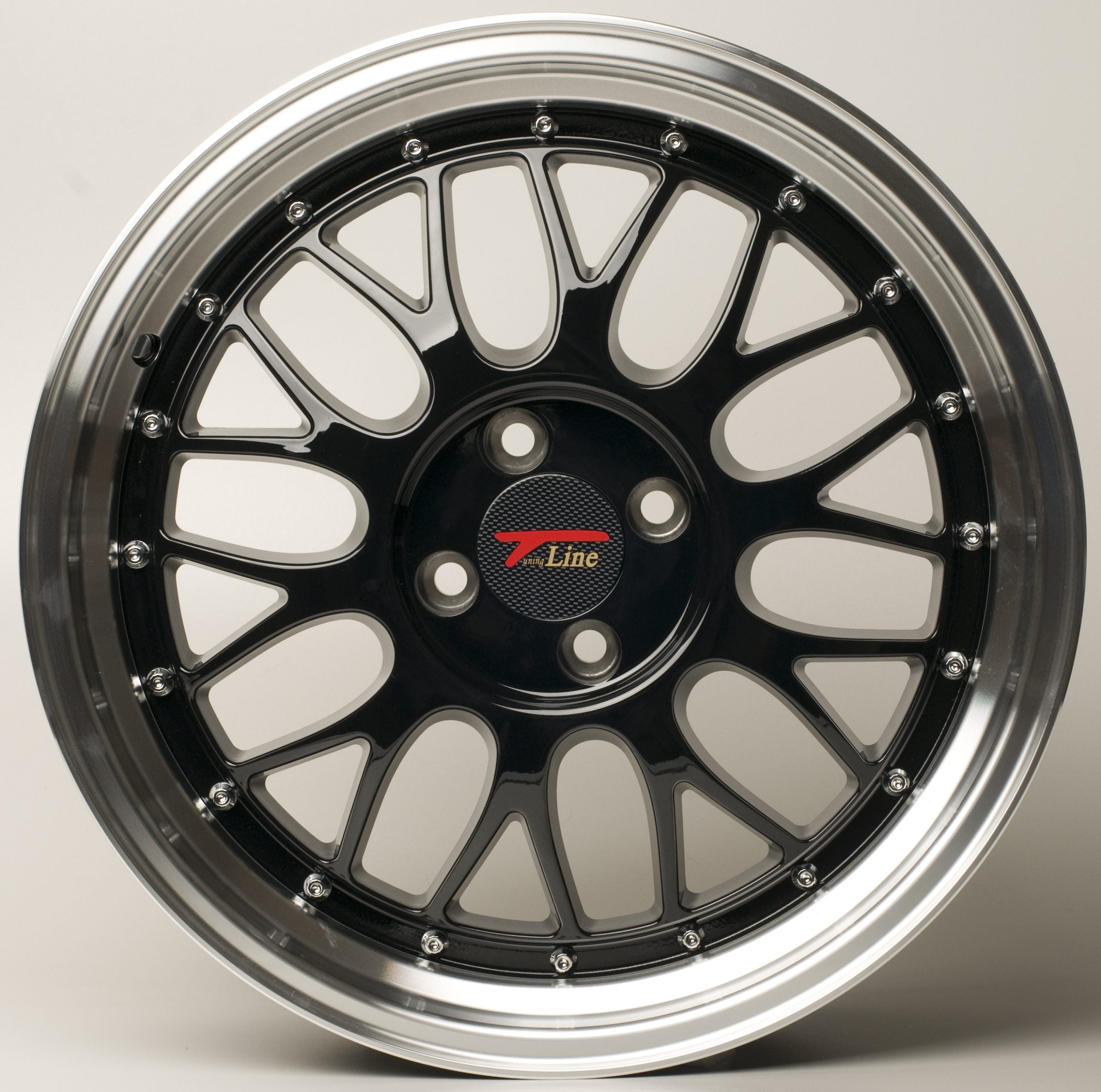 GTP 020 7,5x17 4x100 ET35 Schwarz Poliert GTP WHEELS 7,5x17 ET35 4x100 Alufelge