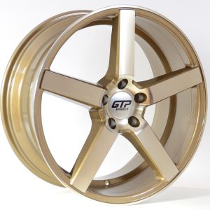 GTP 080 8,5x19 5x112 ET45 Bronze Poliert GTP WHEELS 8,5x19 ET45 5x112 Alufelge Bronze