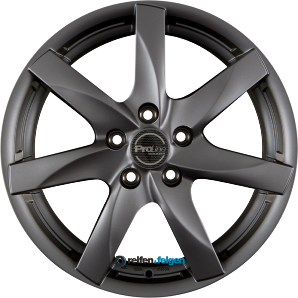 ProLine Wheels BX100 6.5x15 ET21 4x108 NB65.1 Matt Grey (MG)