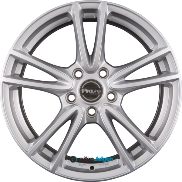 ProLine Wheels CX300 6.5x16 ET38 5x105 NB56.6 Arctic Silver werk91-4 6,5x16 ET38 5x105 Alufelge Silber