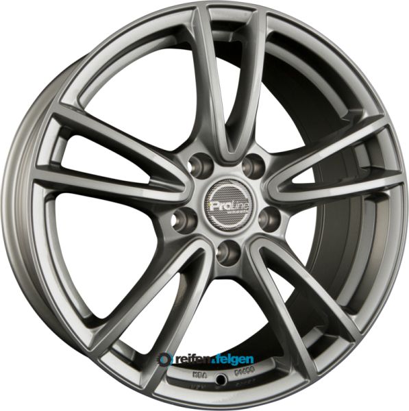 ProLine Wheels CX300 6.5x16 ET46 5x112 NB66.5 Grey Glossy werk91-4 6,5x16 ET46 5x112 Alufelge