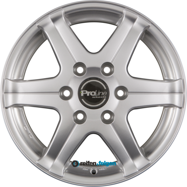 ProLine Wheels PV/T 6.5x16 ET48 5x114.3 NB66.1 Arctic Silver (AS)