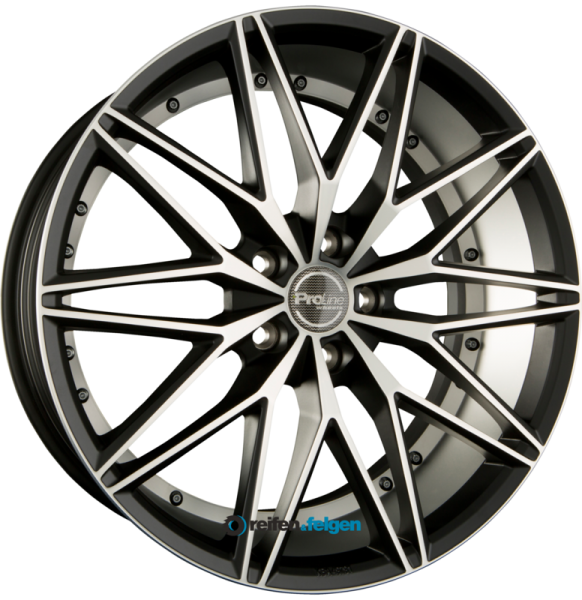 ProLine Wheels PXE 8.5x19 ET32 5x112 NB66.6 Black Matt Polished (BMP)