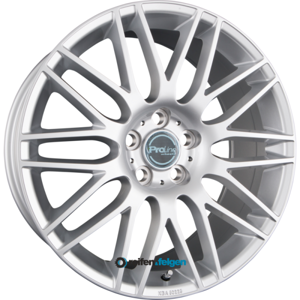ProLine Wheels PXK 9.5x21 ET42 5x120 NB72.6 Metallic Silver werk91-4 9,5x21 ET42 5x120 Alufelge Silber