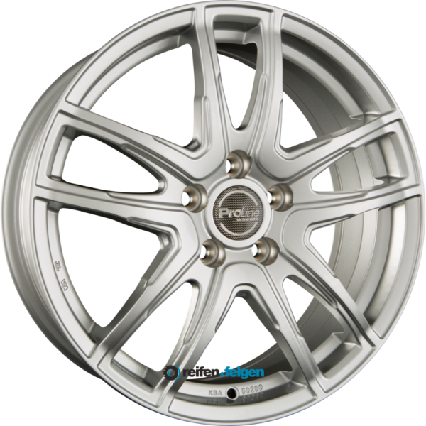 ProLine Wheels VX100 7.5x18 ET45 5x120 NB72.6 Arctic Silver (AS)