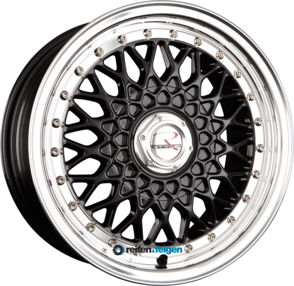 R STYLE WHEELS RS01 7.5x17 ET35 5x112 NB73.1 Schwarz Hornpoliert