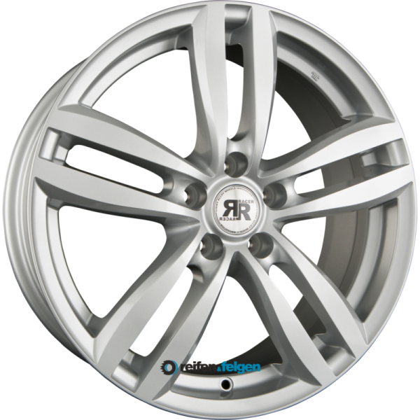 RACER WHEELS TARGET 6.5x16 ET47 5x114.3 NB66.1 Silver werk91-4 6,5x16 ET47 5x114,3 Alufelge Silber
