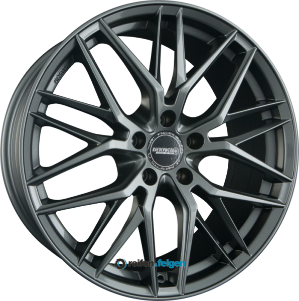RAEDERWERK RW0.1 8.5x19 ET35 5x112 NB66.6 Anthracite werk91-4 8,5x19 ET35 5x112 Alufelge