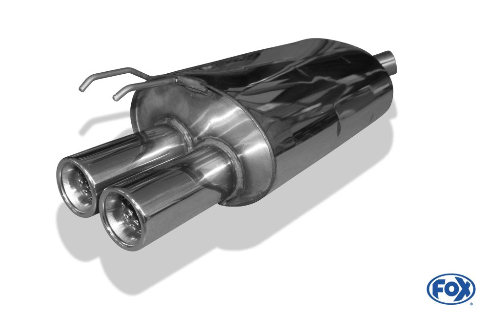 Fox Auspuff Sportauspuff Endschalldämpfer für Renault Twingo C06 1.2l 40/43/55kW