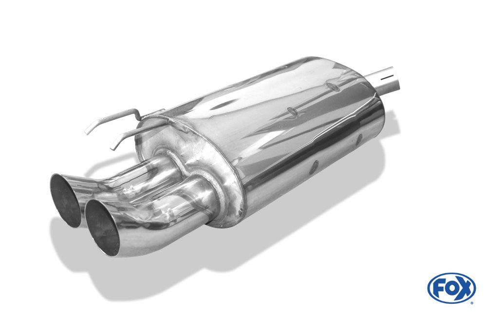 Fox Auspuff Sportauspuff Endschalldämpfer für Renault Twingo C06 1.2l 40/43/55kW