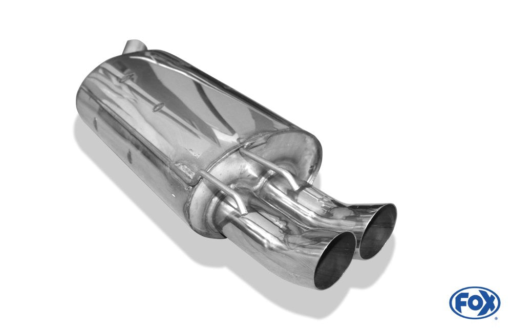 Fox Auspuff Sportauspuff Endschalldämpfer für Renault Twingo C06 1.2l 40/43/55kW