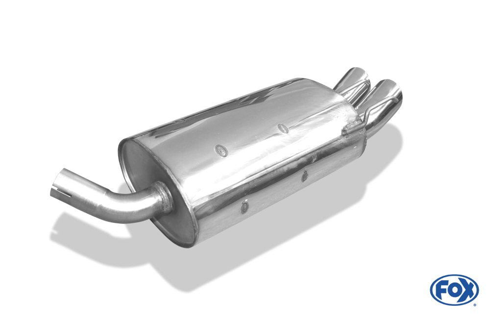 Fox Auspuff Sportauspuff Endschalldämpfer für Renault Twingo C06 1.2l 40/43/55kW