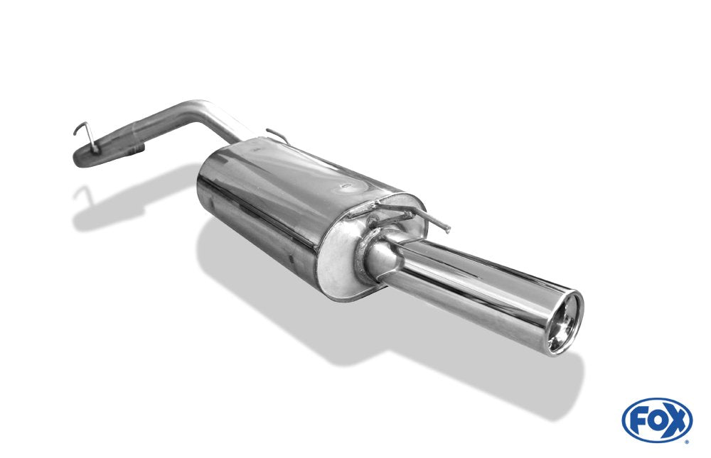 Fox Auspuff Sportauspuff Endschalldämpfer für Renault Clio I B/C 57 1,8l
