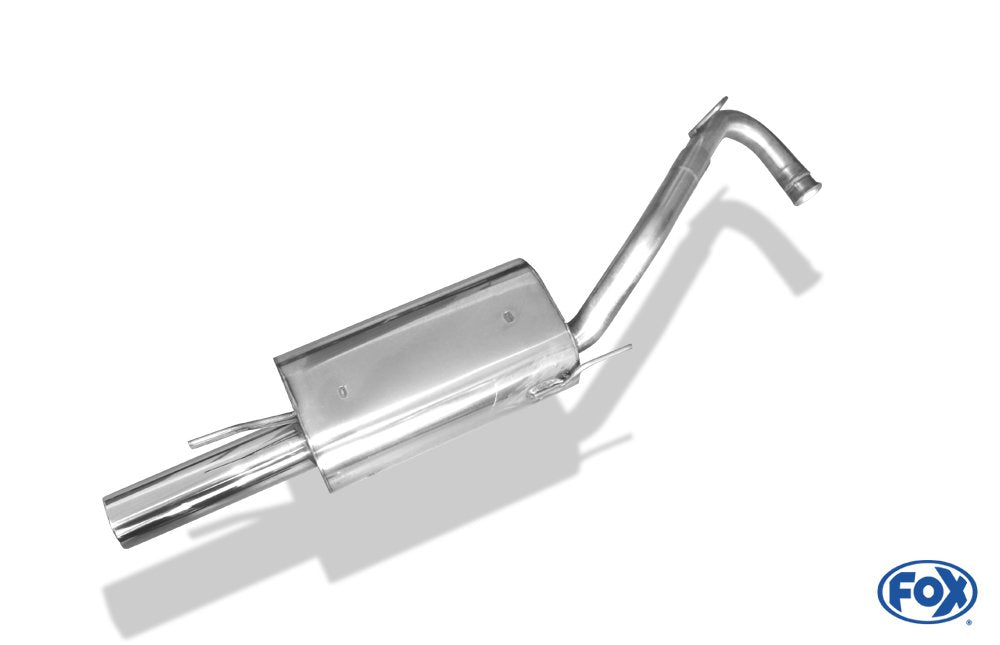 Fox Auspuff Sportauspuff Endschalldämpfer für Renault Clio I B/C 57 1,8l