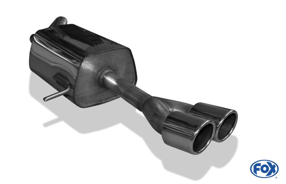 Fox Auspuff Sportauspuff Endschalldämpfer für Renault Clio IV GT 1.2l 87/88kW