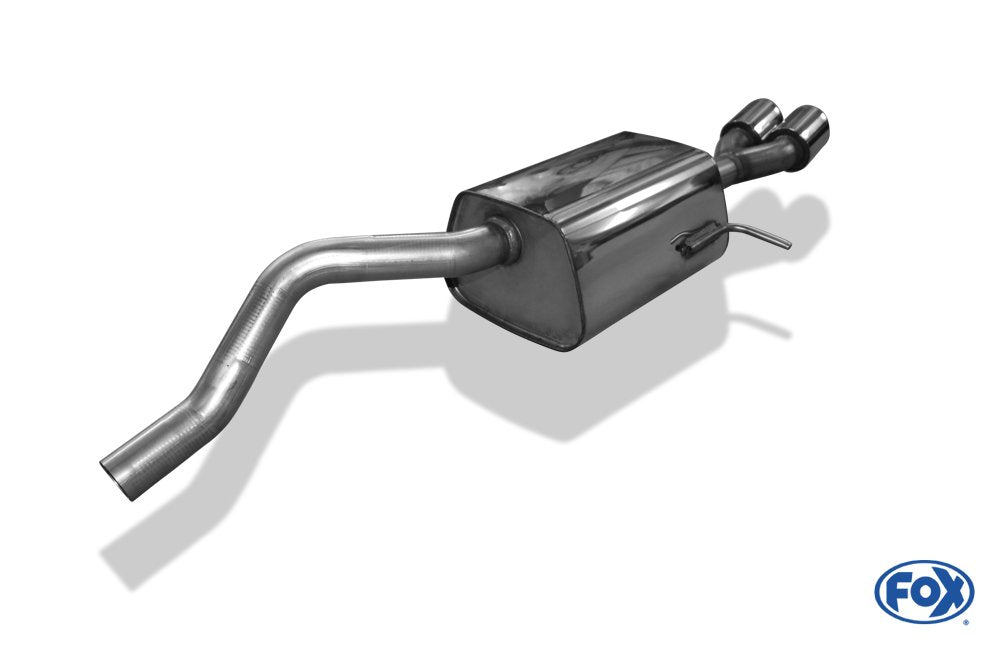 Fox Auspuff Sportauspuff Endschalldämpfer für Renault Clio IV GT 1.2l 87/88kW