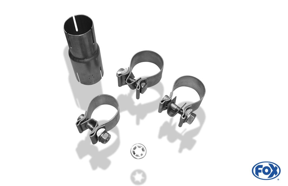 Fox Auspuff Sportauspuff Endschalldämpfer für Renault Clio IV GT 1.2l 87/88kW