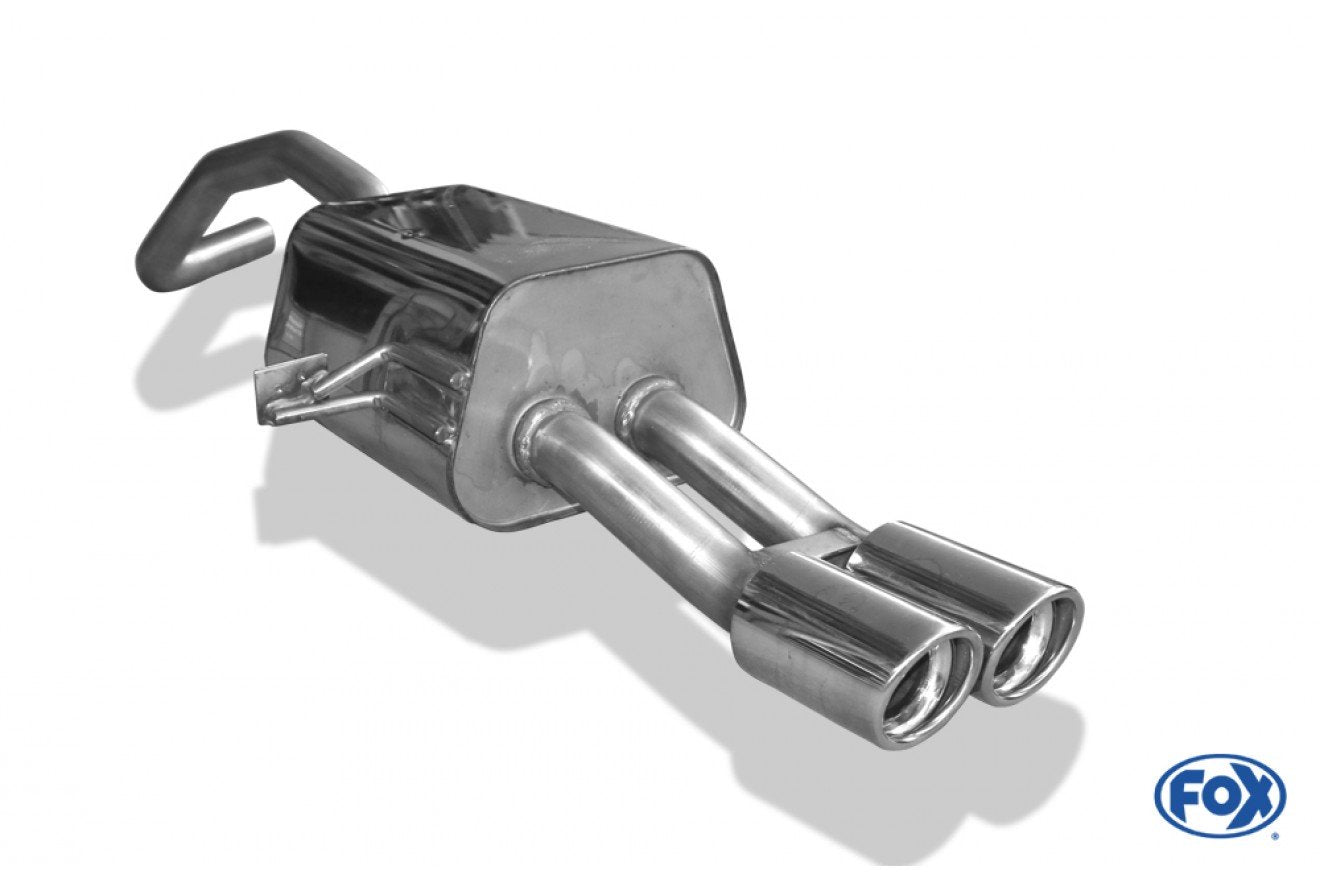 Fox Auspuff Sportauspuff Endschalldämpfer für Renault Megane III Schrägheck