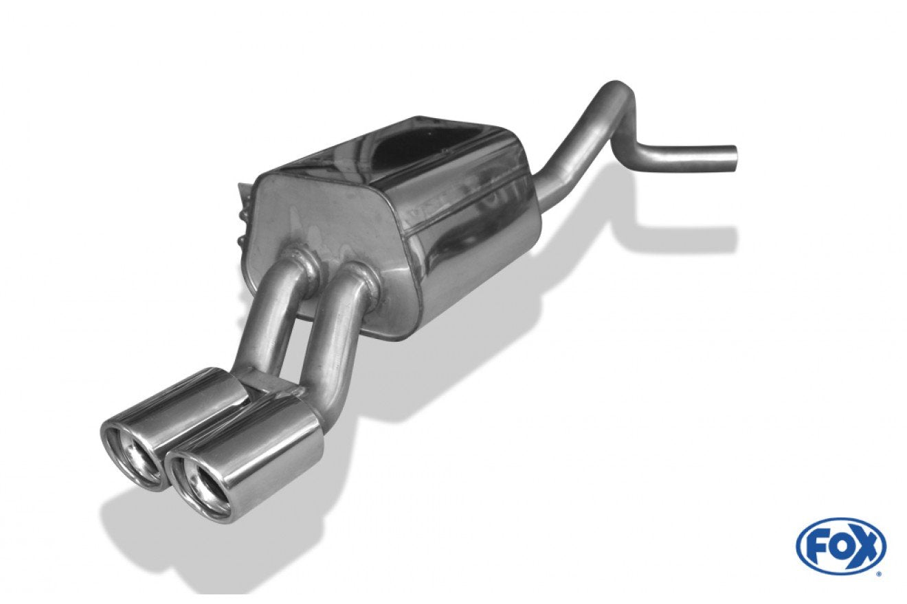 Fox Auspuff Sportauspuff Endschalldämpfer für Renault Megane III Schrägheck