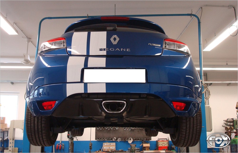 Fox Auspuff Sportauspuff Komplettanlage für Renault Megane III Coupe 2.0l