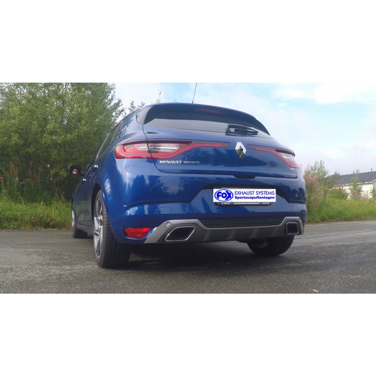 Fox Auspuff Sportauspuff Komplettanlage für Renault Megane IV GT 1.6l 151kW 15-