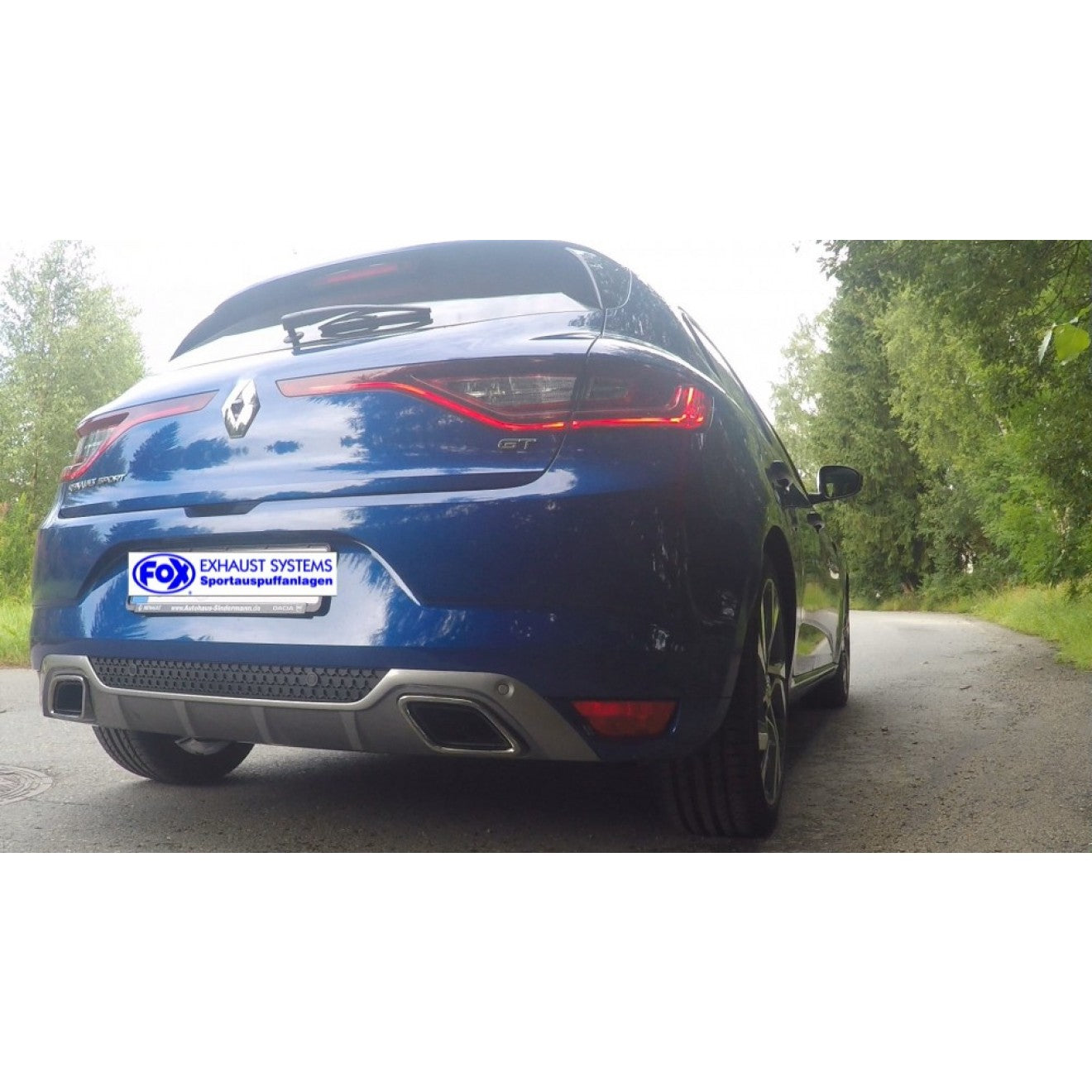 Fox Auspuff Sportauspuff Komplettanlage für Renault Megane IV GT 1.6l 151kW 15-