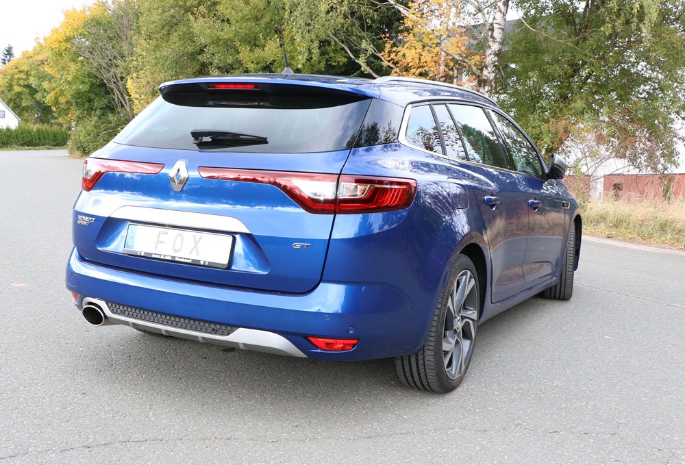 Fox Auspuff Sportauspuff Komplettanlage für Renault Megane 4 Grandtour 1 6 151kW
