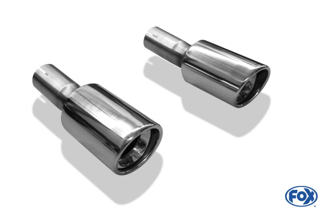 Fox Duplex Endrohrpaar für Renault Laguna III Grandtour 2.0l 150kW
