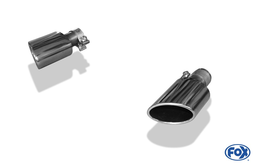 Fox Duplex Endrohrpaar für Renault Laguna III Grandtour 2.0l 150kW