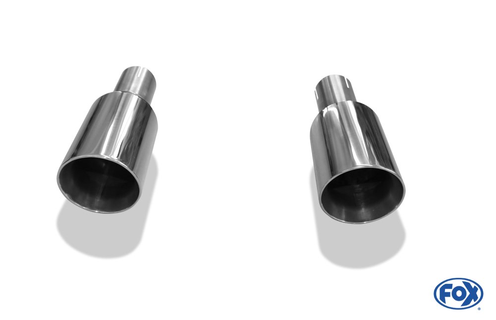 Fox Duplex Endrohrpaar für Renault Laguna III Coupe 2.0l 150kW