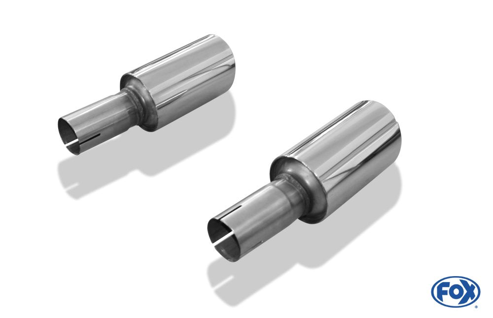 Fox Duplex Endrohrpaar für Renault Laguna III Coupe 2.0l 150kW