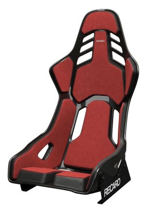 RECARO Podium CF Alcantara red/Leather black M* Alcantara rot/Leder schwarz.Serienausstattung+ RECARO Podium CF M: mit Polsterpadsfür mittelgroße Fahrer+ RECARO Podium CF L: mit Polsterpadsfür größere Fahrer+ ABE und FIA-Homologation+ Für Rennstrecke und