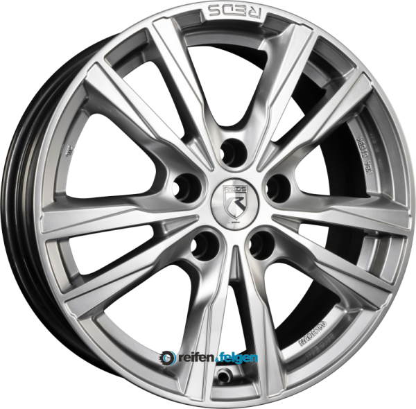 REDS K2 HD 7.5x17 ET45 5x114.3 NB72.3 Hypersilver